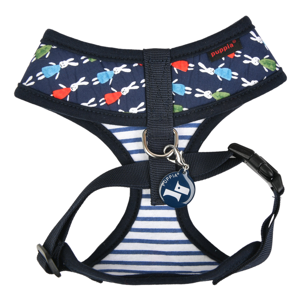 Puppia Mollie Harness Model A Navy - Premium hondentuig > honden harnas from Puppia - Just €20! Shop now at Frenkiezdogshop