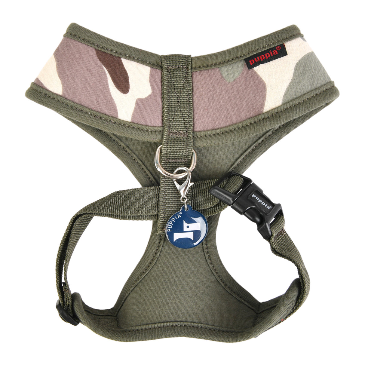 Puppia Lance Harness Model A camo ( X - Large ) hondentuig > honden harnas > model A Small