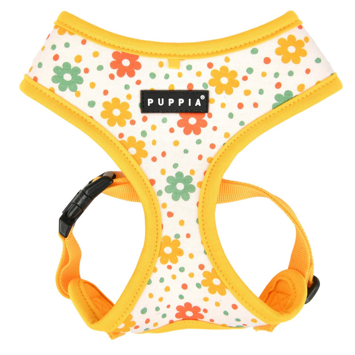 Puppia Vinca Harness Model A yellow hondentuig > honden harnas > model A X - Large