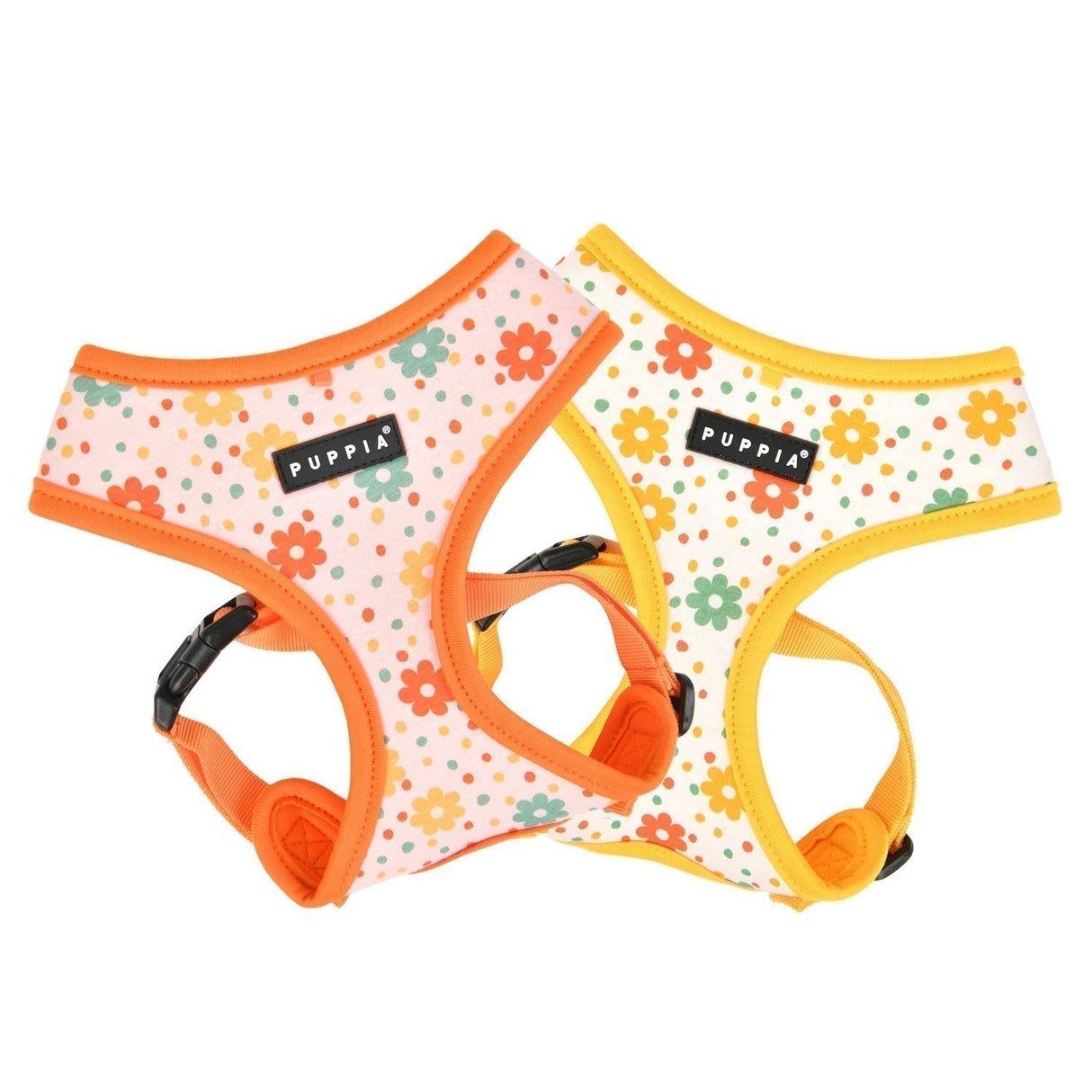 Puppia Vinca Harness Model A yellow hondentuig > honden harnas > model A X - Large