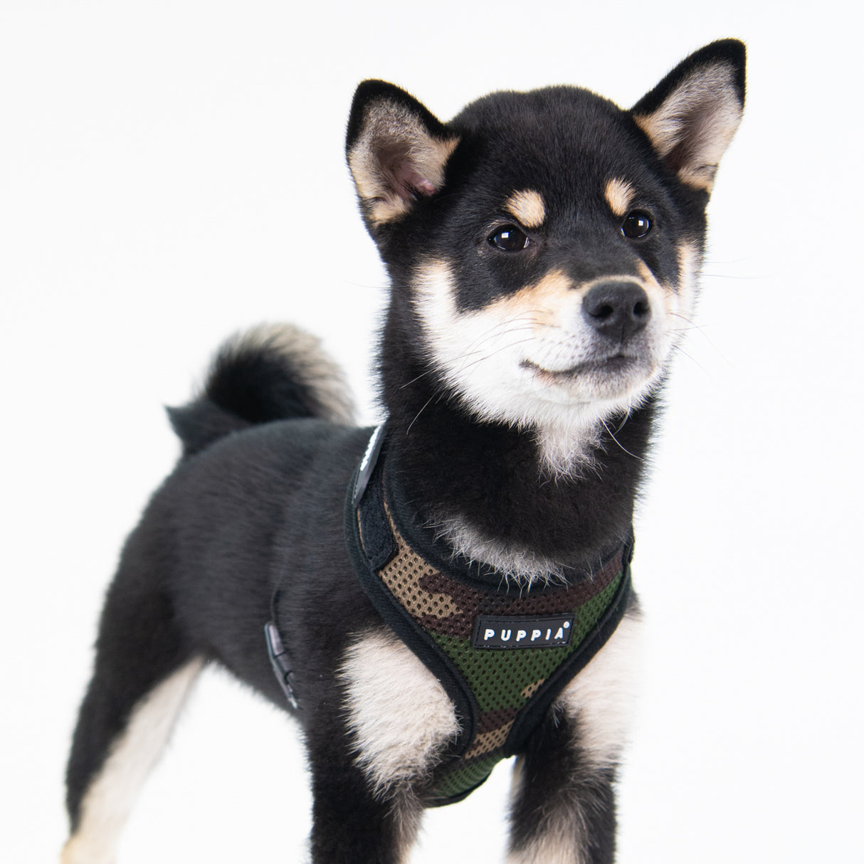 Puppia Superior Harness Model A Camo hondentuig > honden harnas > model A Small