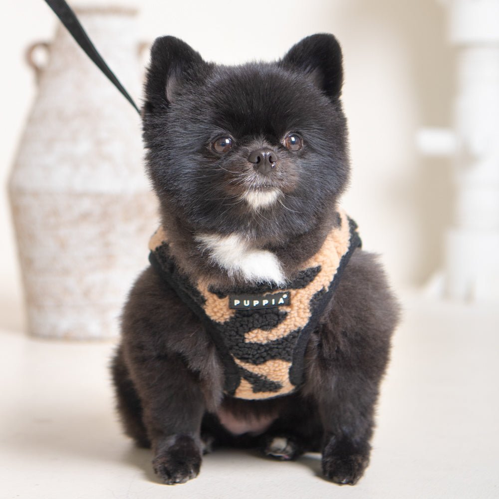 Puppia Serval Harness Model A Beige hondentuig > honden harnas > model C Small