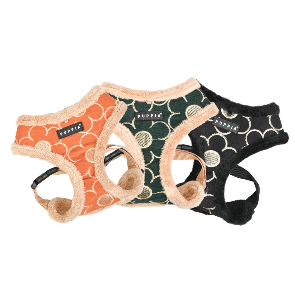 Puppia Florent Harness Model A Black hondentuig > honden harnas > model A Small