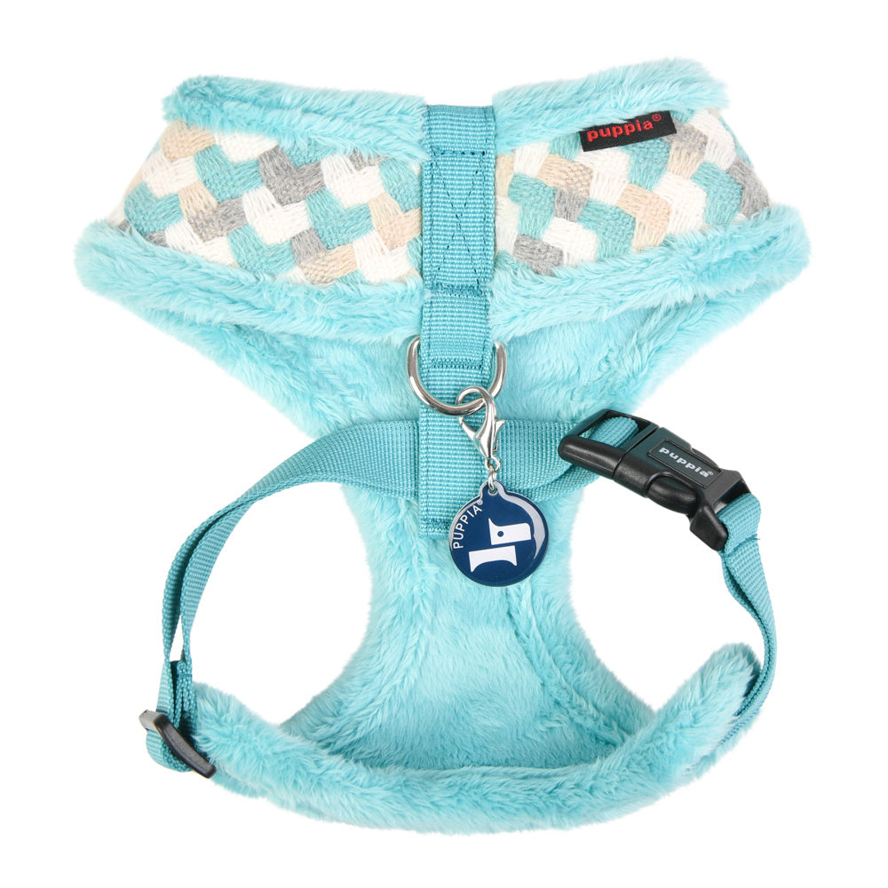 Puppia Arden Harness Model A Aqua - Premium hondentuig > honden harnas from Puppia - Just €20! Shop now at Frenkiezdogshop