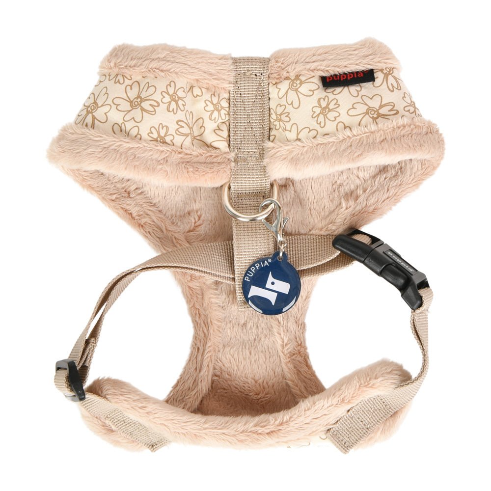 Puppia Hepatica Harness Model A Beige hondentuig > honden harnas > model A Small