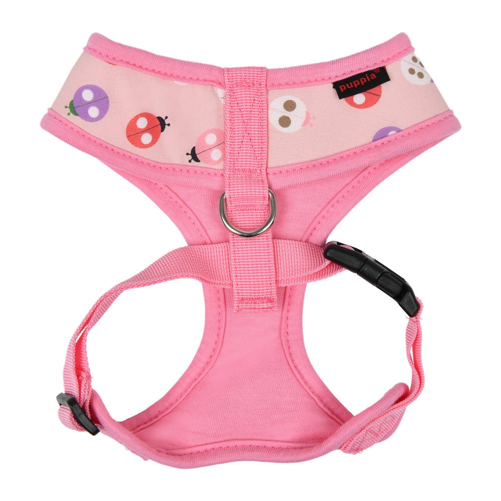 Puppia Lady Beetle Harness Model A Pink hondentuig > honden harnas > model A Small