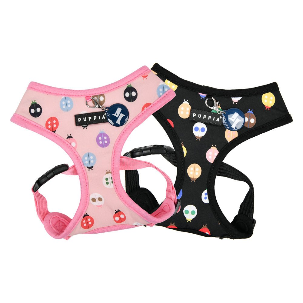 Puppia Lady Beetle Harness Model A Pink hondentuig > honden harnas > model A Small