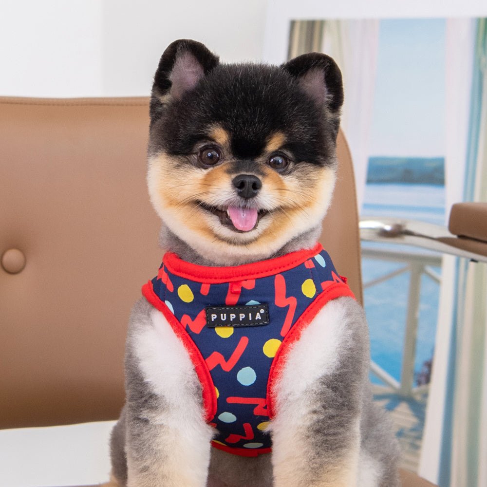 Puppia Fete Harness Model A Red hondentuig > honden harnas > model A Small