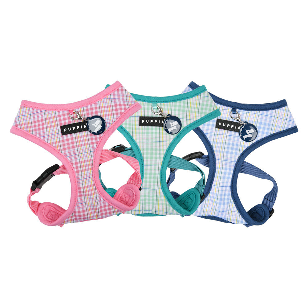 Puppia Luke Harness Model A Aqua ( X-Large ) - Premium hondentuig > honden harnas from Puppia - Just €20! Shop now at Frenkiezdogshop