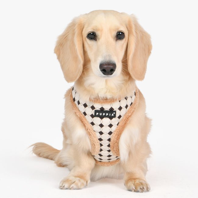 Puppia Jace Harness Model A Beige hondentuig > honden harnas > model A Small