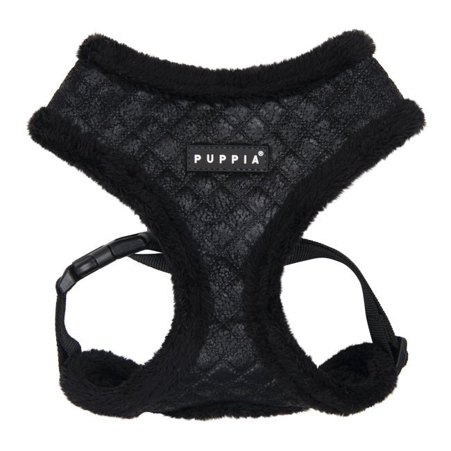 Puppia Douglas Harness model A Black hondentuig > honden harnas > model A Small