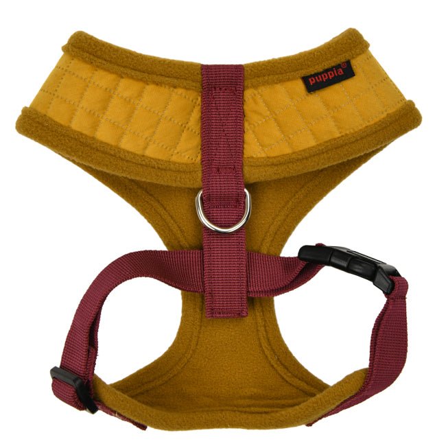 Puppia Irvin Harness model A Mustard hondentuig > honden harnas > model A Small