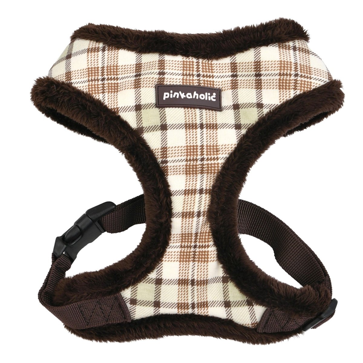Pinkaholic Aline Harness Brown hondentuig > honden harnas > model B Small
