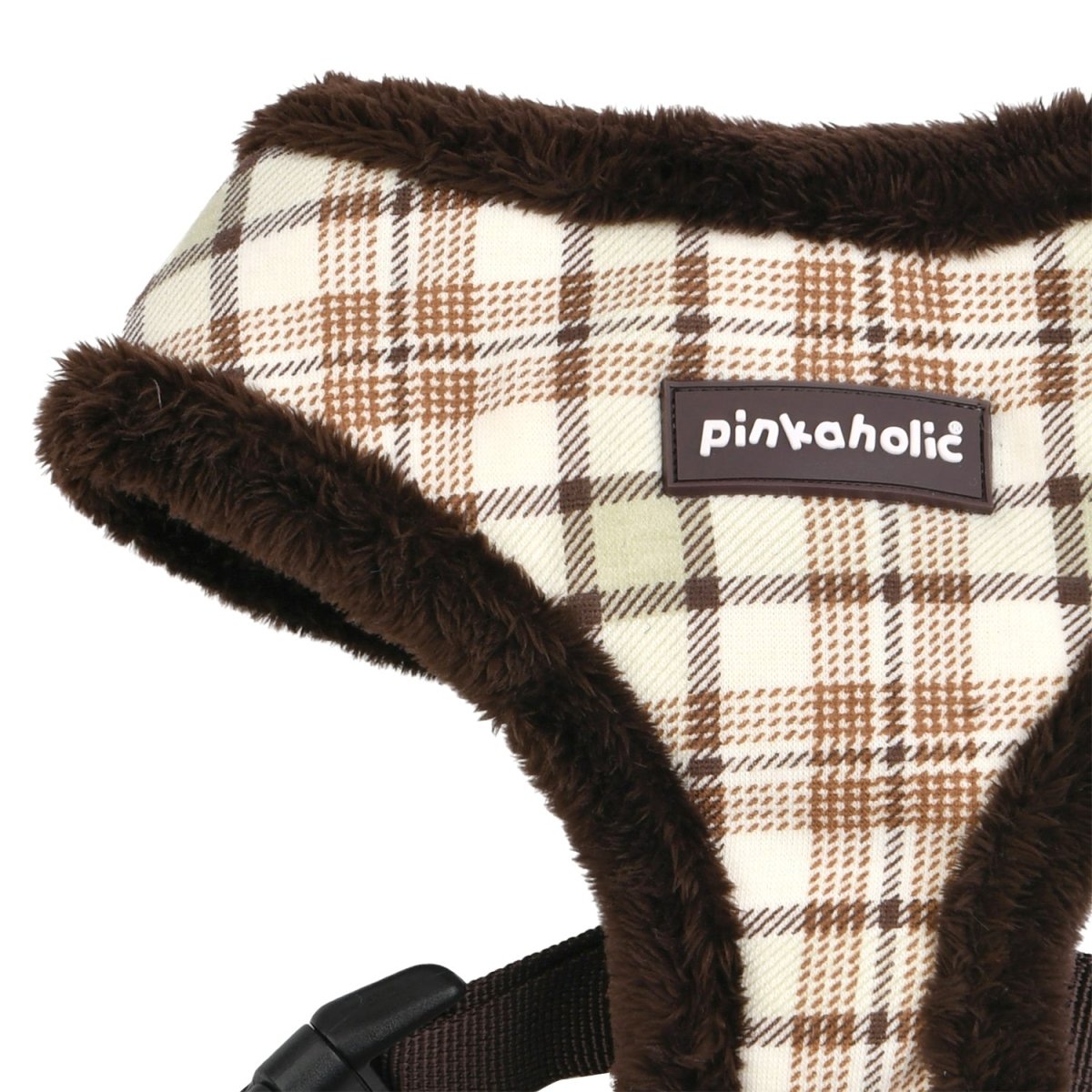 Pinkaholic Aline Harness Brown hondentuig > honden harnas > model B Small