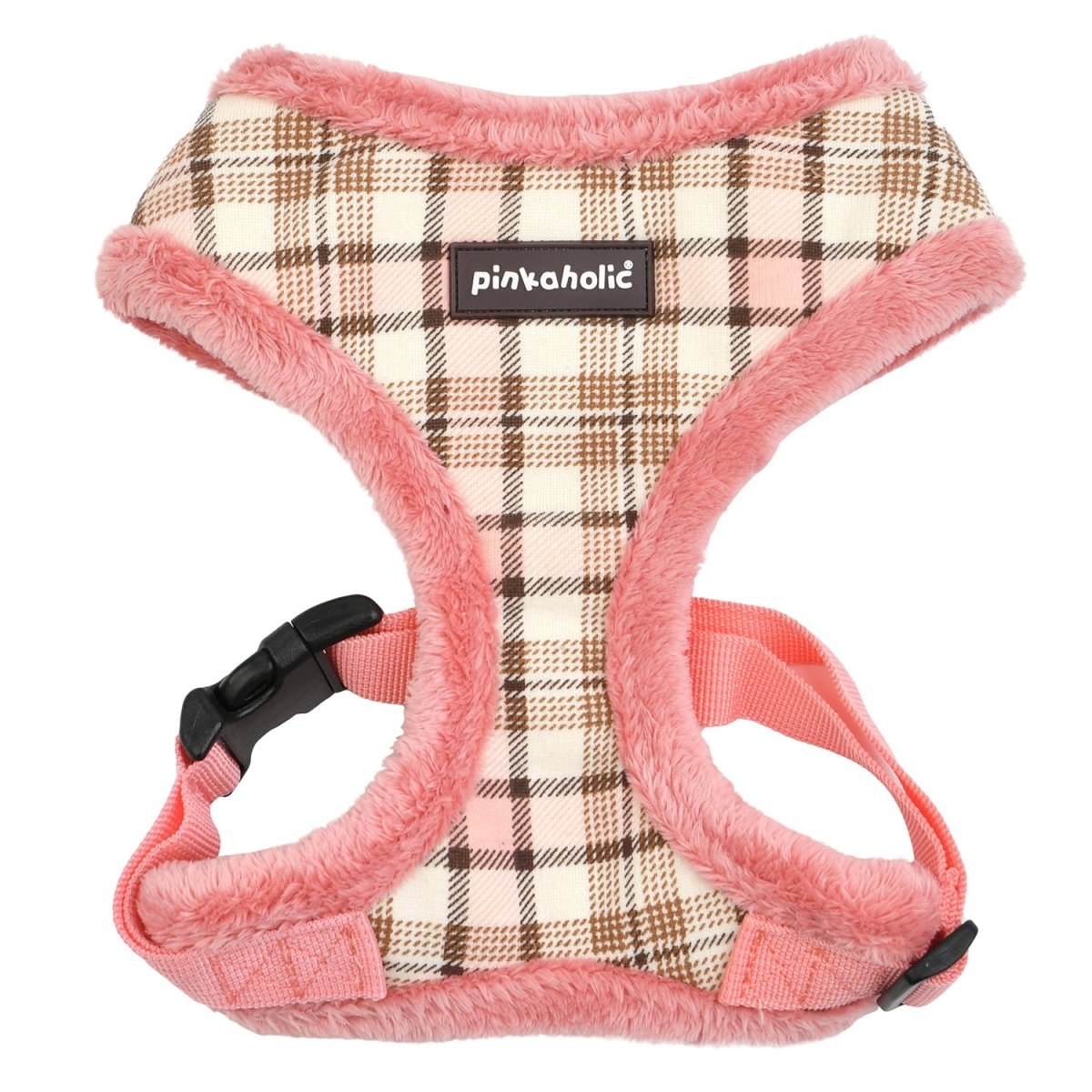 Pinkaholic Aline Harness Indian Pink hondentuig > honden harnas > model B Small
