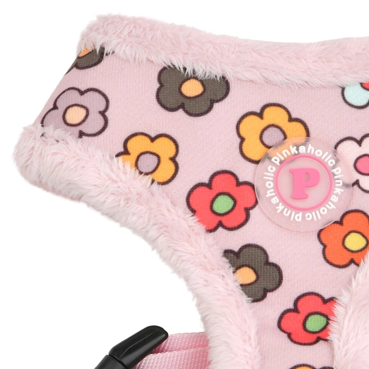 Pinkaholic Aconite Harness Indian Pink hondentuig > honden harnas > model A Small