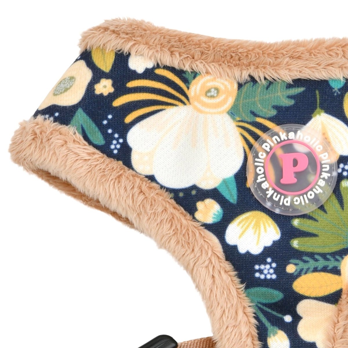 Pinkaholic Fleur Harness Navy hondentuig > honden harnas > model A Small