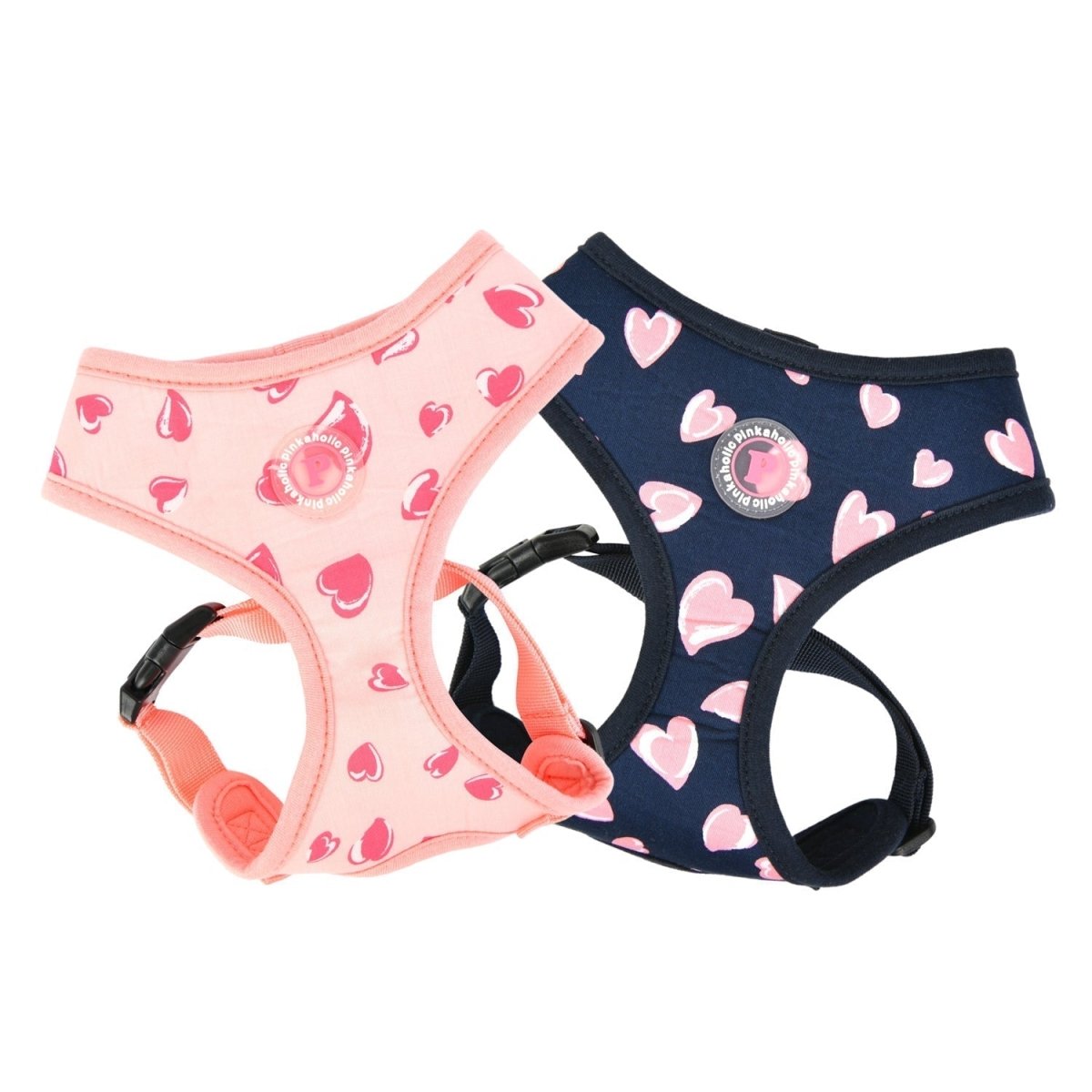 Pinkaholic Loveday harness Navy hondentuig > honden harnas > model A Small