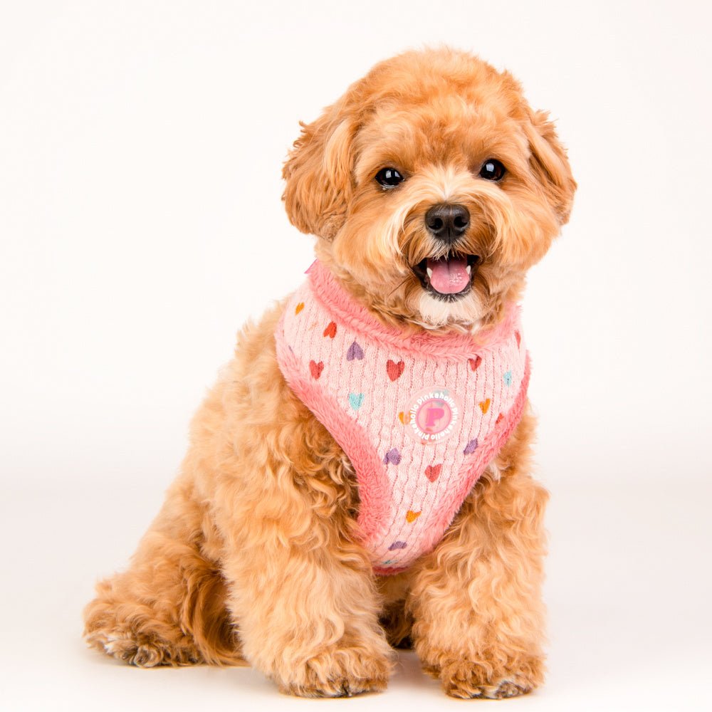 Pinkaholic Merry Harness Indian Pink hondentuig > honden harnas > model A Small