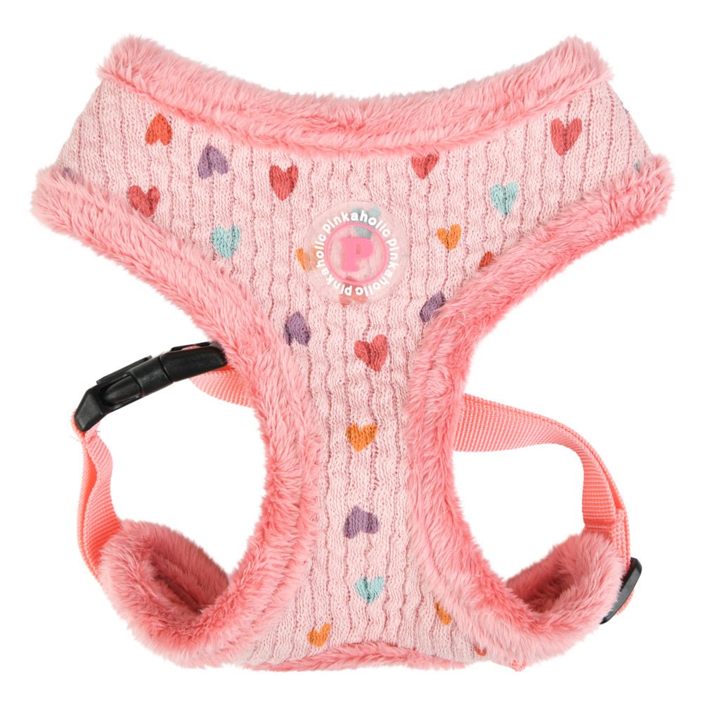 Pinkaholic Merry Harness Indian Pink hondentuig > honden harnas > model A Small