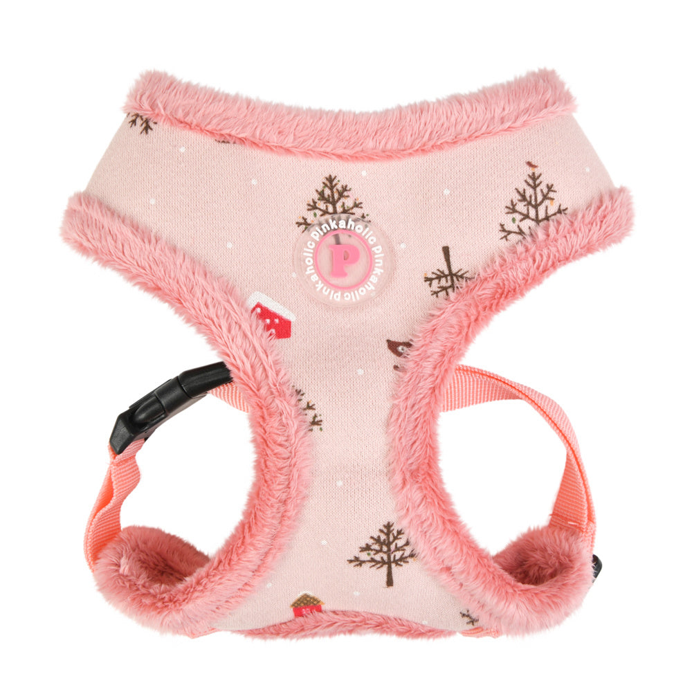 Pinkaholic Eira Harness Indian Pink hondentuig > honden harnas > model A Small
