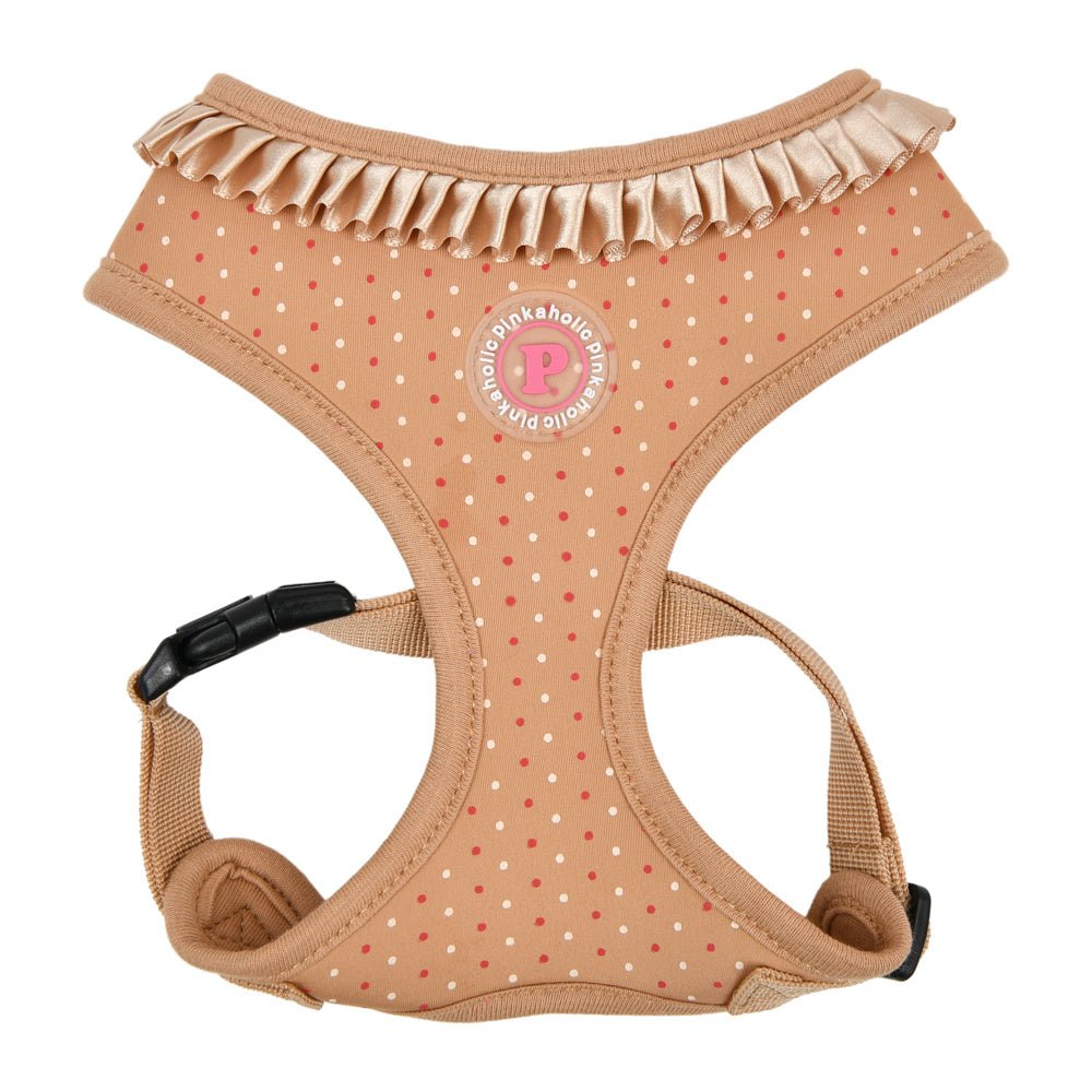 Pinkaholic Mila harness Beige hondentuig > honden harnas > model A Small