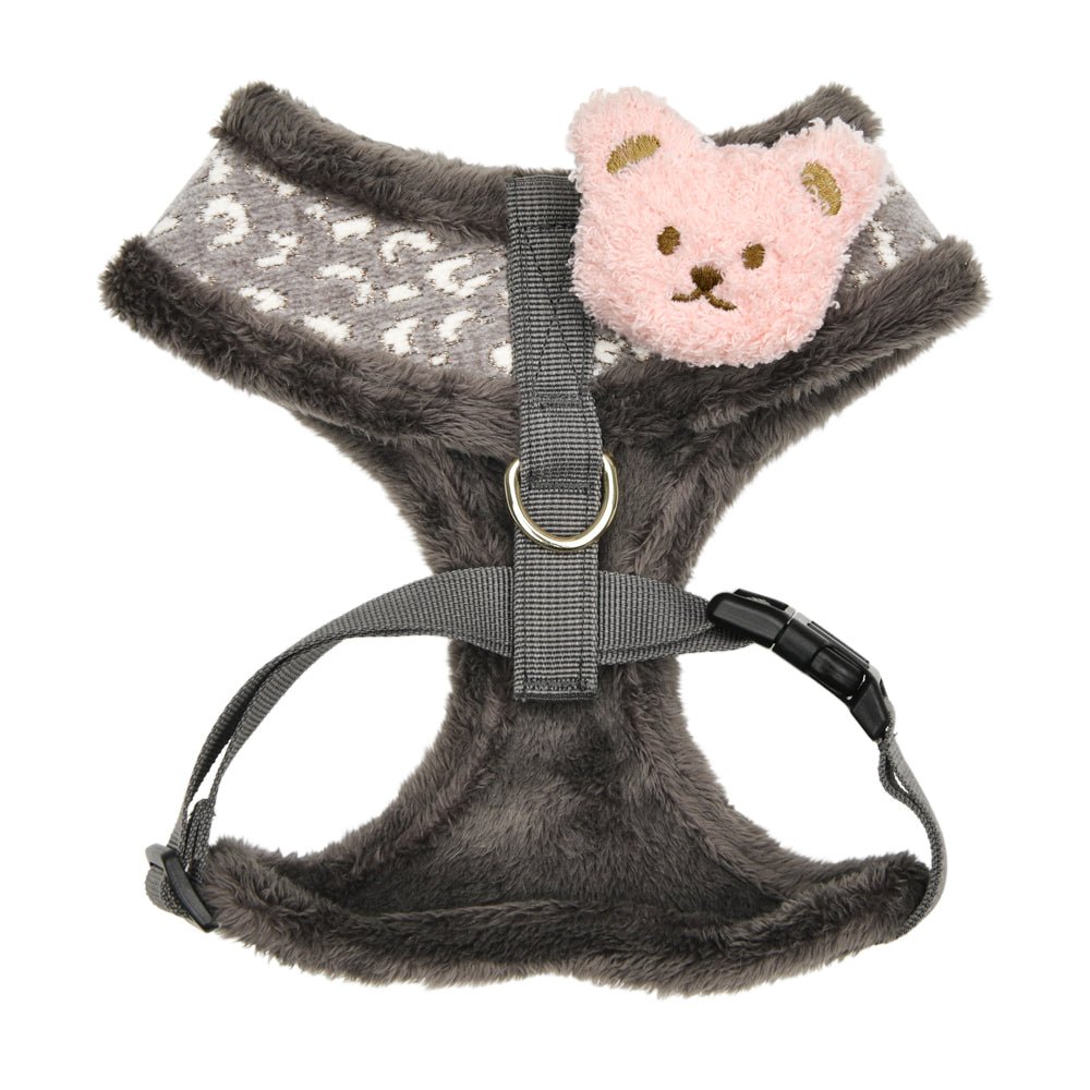 Pinkaholic Tailsy Harness A Grey hondentuig > honden harnas > model A Small