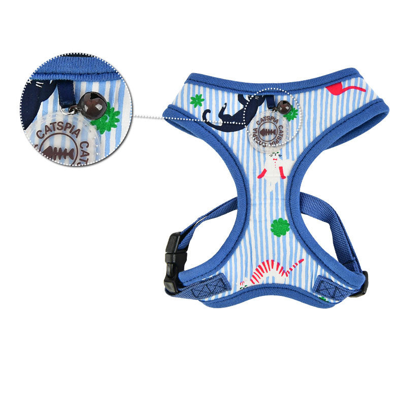Catspia Katten Tuigje Faye Harness Blue - Premium Kattentuig > kattenharnas from Catspia - Just €20! Shop now at Frenkiezdogshop