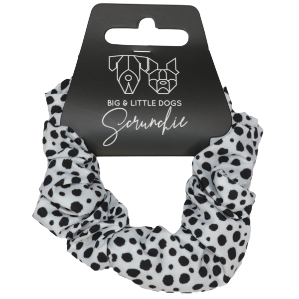 Big and Little Dogs Gettin' Spotty With It scrunchie - Premium Haarelastiek > haarasseccoire from Big and Little Dogs - Just €5! Shop now at Frenkiezdogshop