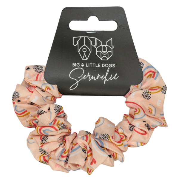 Big and Little Dogs Rainbow Dreams scrunchie - Premium Haarelastiek > haarasseccoire from Big and Little Dogs - Just €5! Shop now at Frenkiezdogshop