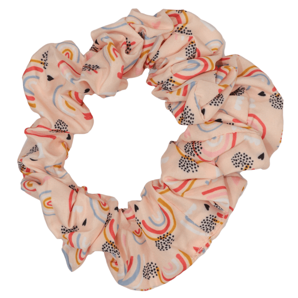 Big and Little Dogs Rainbow Dreams scrunchie Haarelastiek > haarasseccoire Standaard/One Size