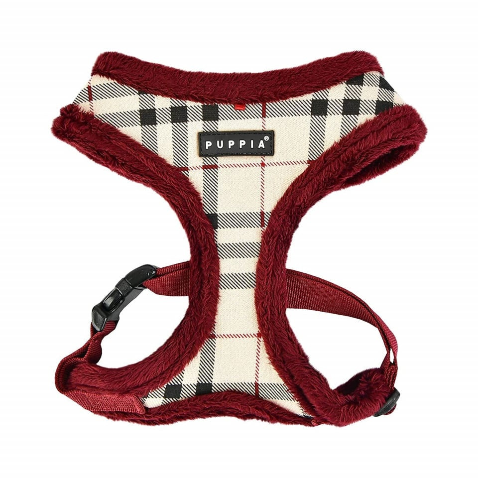 Puppia Dean Harness model A Beige - Premium hondentuig > honden harnas from Puppia - Just €20! Shop now at Frenkiezdogshop