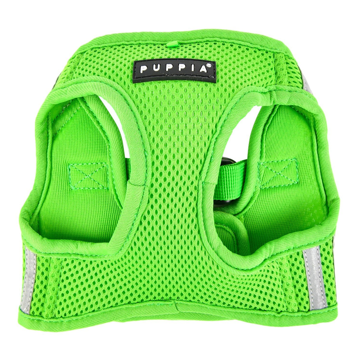 Puppia Soft Vest Harness PRO model B Green hondentuig > honden harnas > model B Small