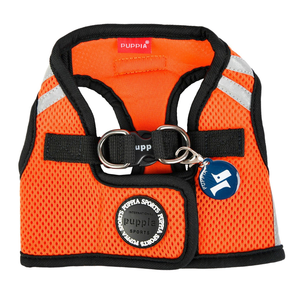 Puppia Soft Vest Harness PRO model B Orange hondentuig > honden harnas > model B Small