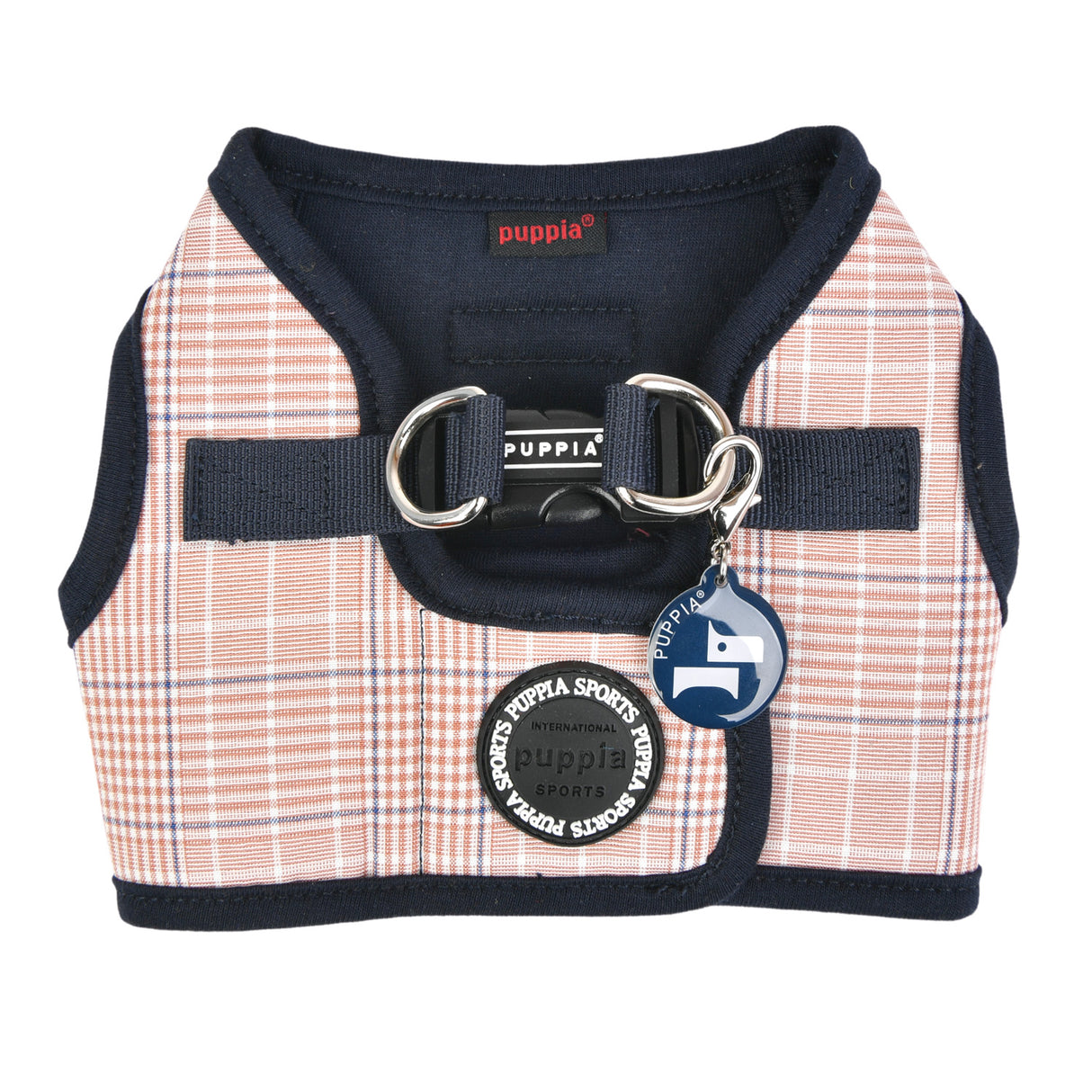 Puppia Blake Harness model B Navy - Premium hondentuig > honden harnas from Puppia - Just €20! Shop now at Frenkiezdogshop