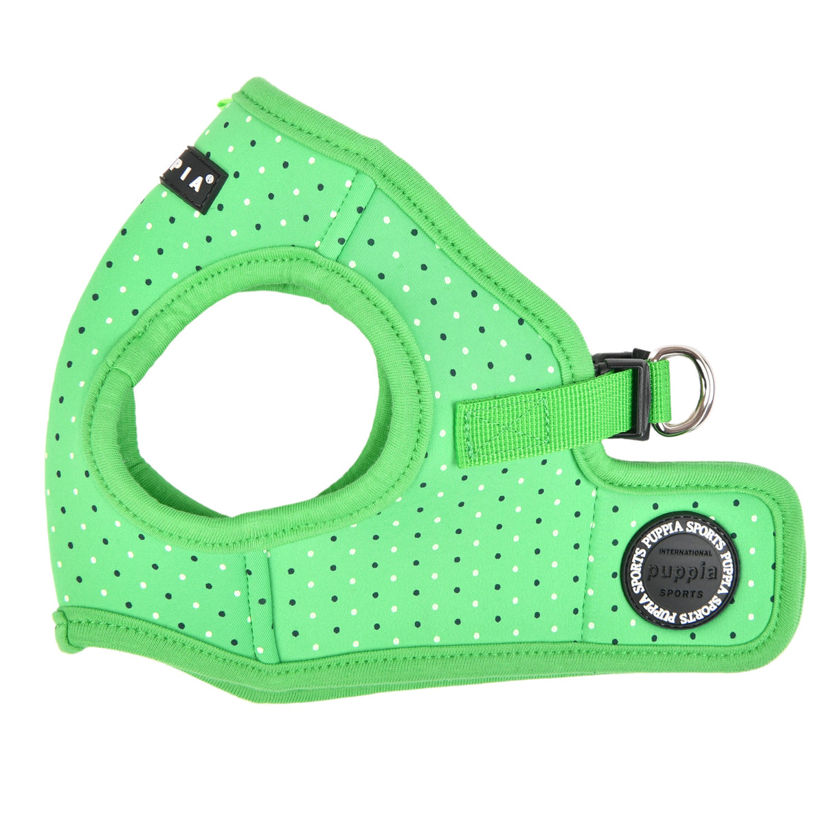 Puppia Bonnie Harness model B Green - Premium hondentuig > honden harnas from Puppia - Just €20! Shop now at Frenkiezdogshop