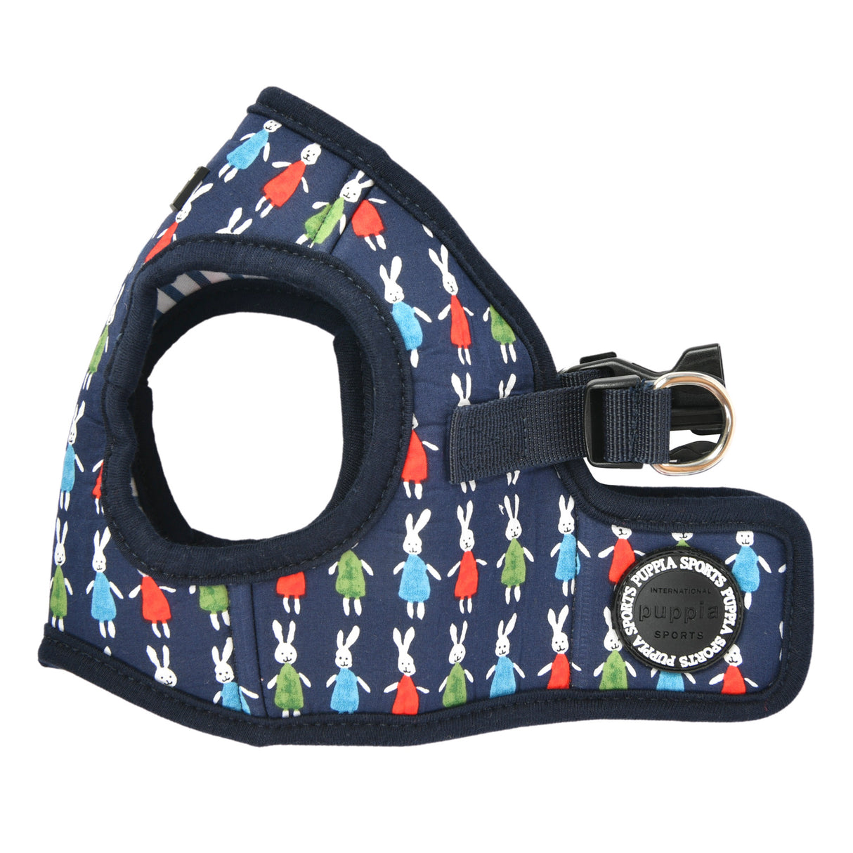 Puppia Mollie Harness model B Navy - Premium hondentuig > honden harnas from Puppia - Just €20! Shop now at Frenkiezdogshop