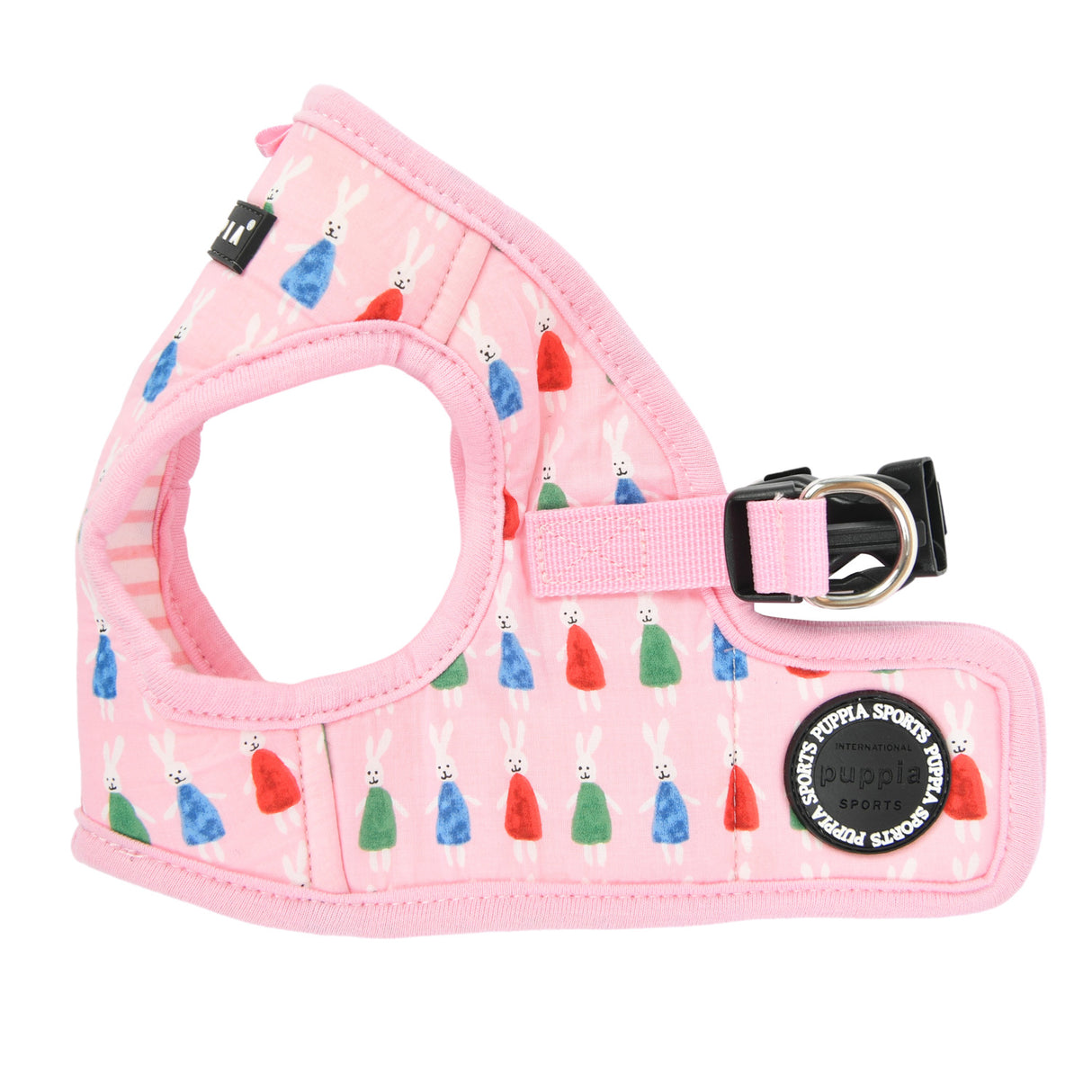Puppia Mollie Harness model B Pink ( XLARGE) - Premium hondentuig > honden harnas from Puppia - Just €20! Shop now at Frenkiezdogshop