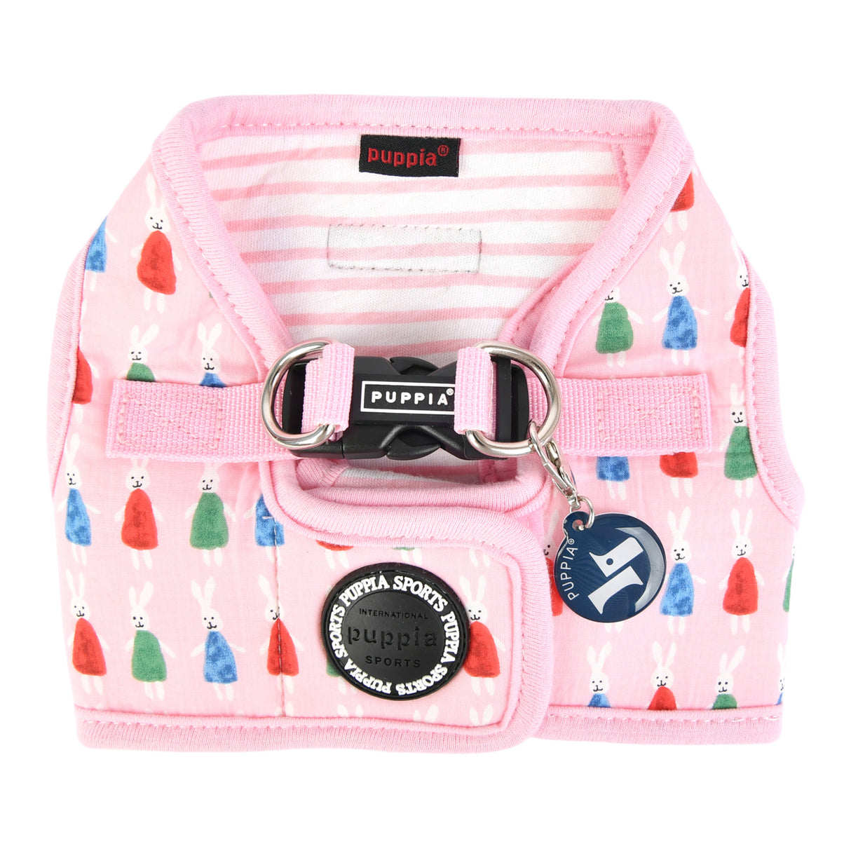 Puppia Mollie Harness model B Pink ( XLARGE) - Premium hondentuig > honden harnas from Puppia - Just €20! Shop now at Frenkiezdogshop