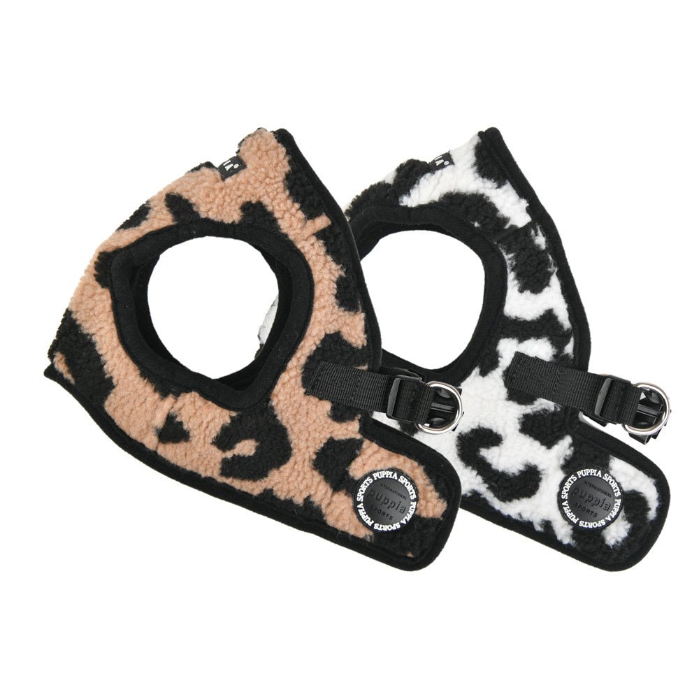 Puppia Vest Harness B Serval Black hondentuig > honden harnas > model B Small