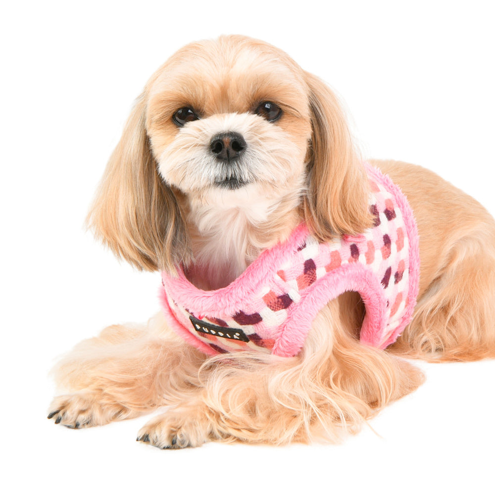 Puppia Vest Harness B Arden Pink - Premium hondentuig > honden harnas from Puppia - Just €20! Shop now at Frenkiezdogshop