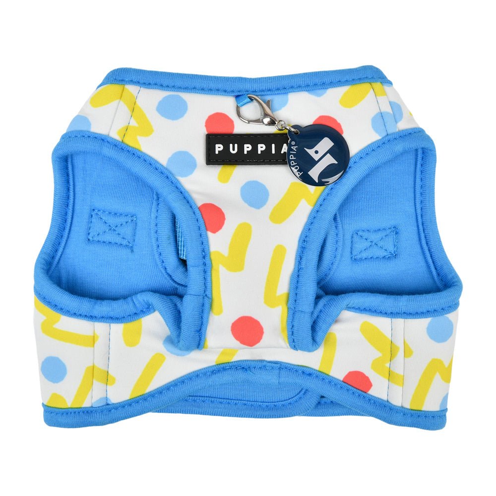 Puppia Fete Vest Harness model B Blue hondentuig > honden harnas > model B Small