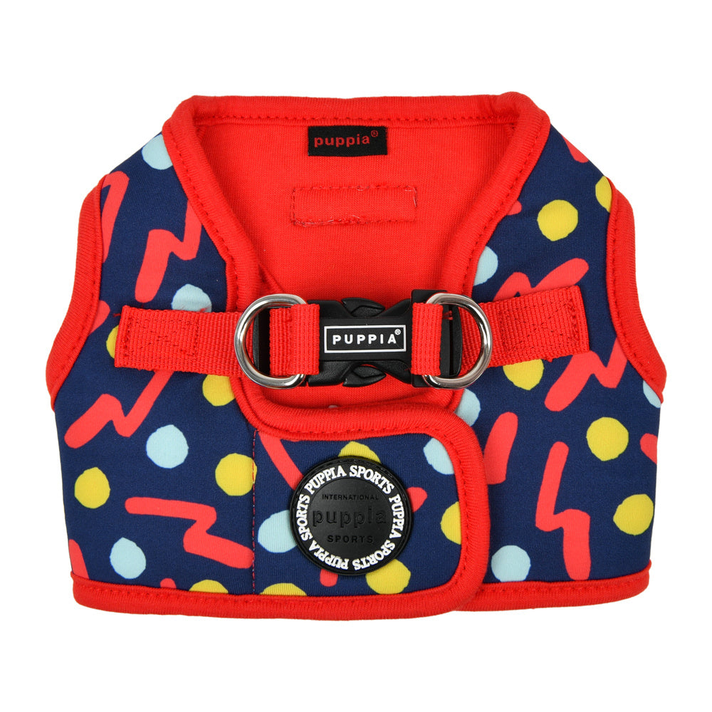 Puppia Fete Vest Harness model B Red - Premium hondentuig > honden harnas from Puppia - Just €20! Shop now at Frenkiezdogshop