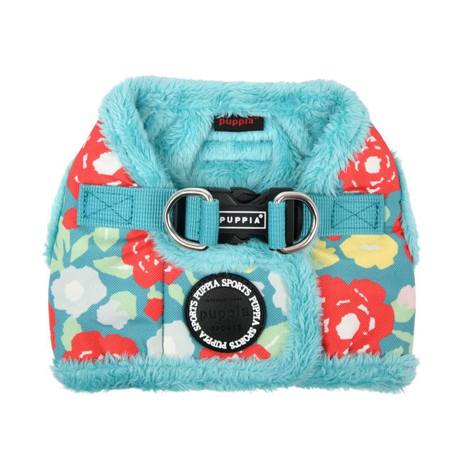 Puppia Alyssa Vest Harness model B Aqua hondentuig > honden harnas > model B Small