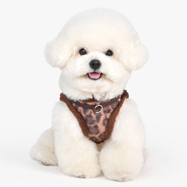 Puppia Kovo Vest Harness model B Brown hondentuig > honden harnas > model B Small