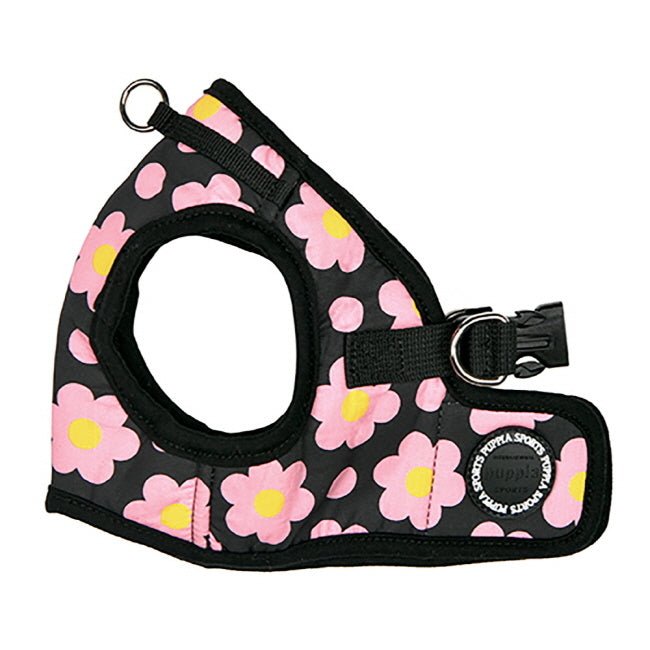 Puppia Bacopas Vest Harness model B Black hondentuig > honden harnas > model B Small