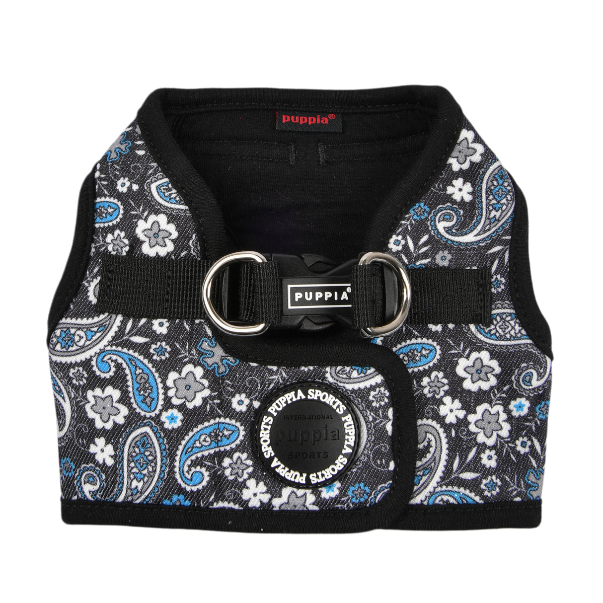 Puppia Cynthia Vest Harness model B Black hondentuig > honden harnas > model B Small