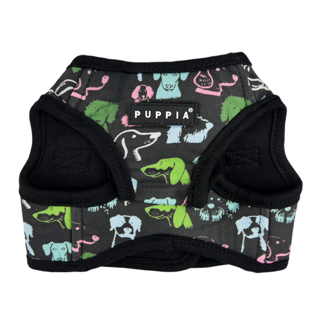 Puppia Connor Vest Harness Model B Black