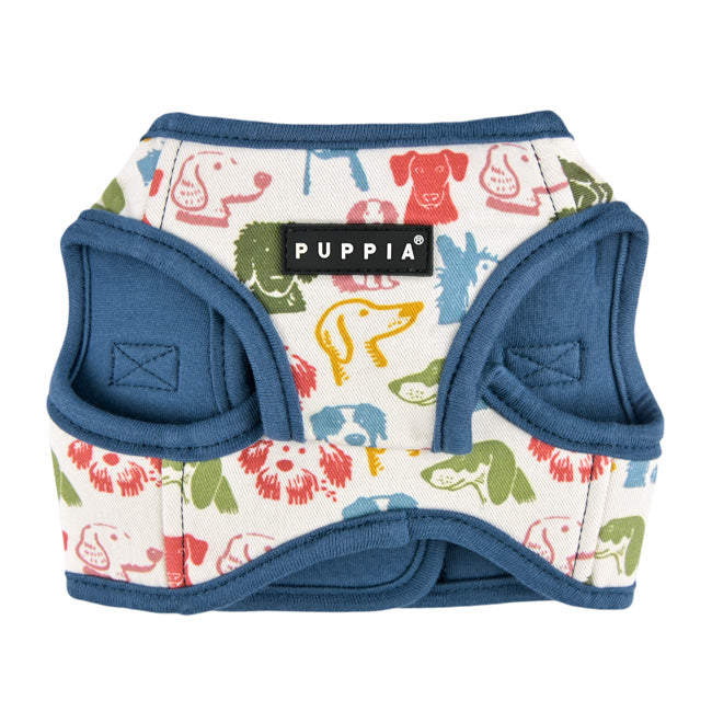 Puppia Connor Vest Harness Model B Blue