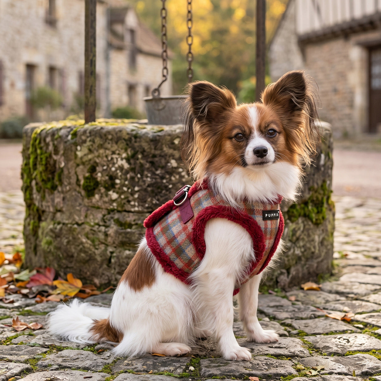 Puppia Adonissa Vest Harness Model B - Wine